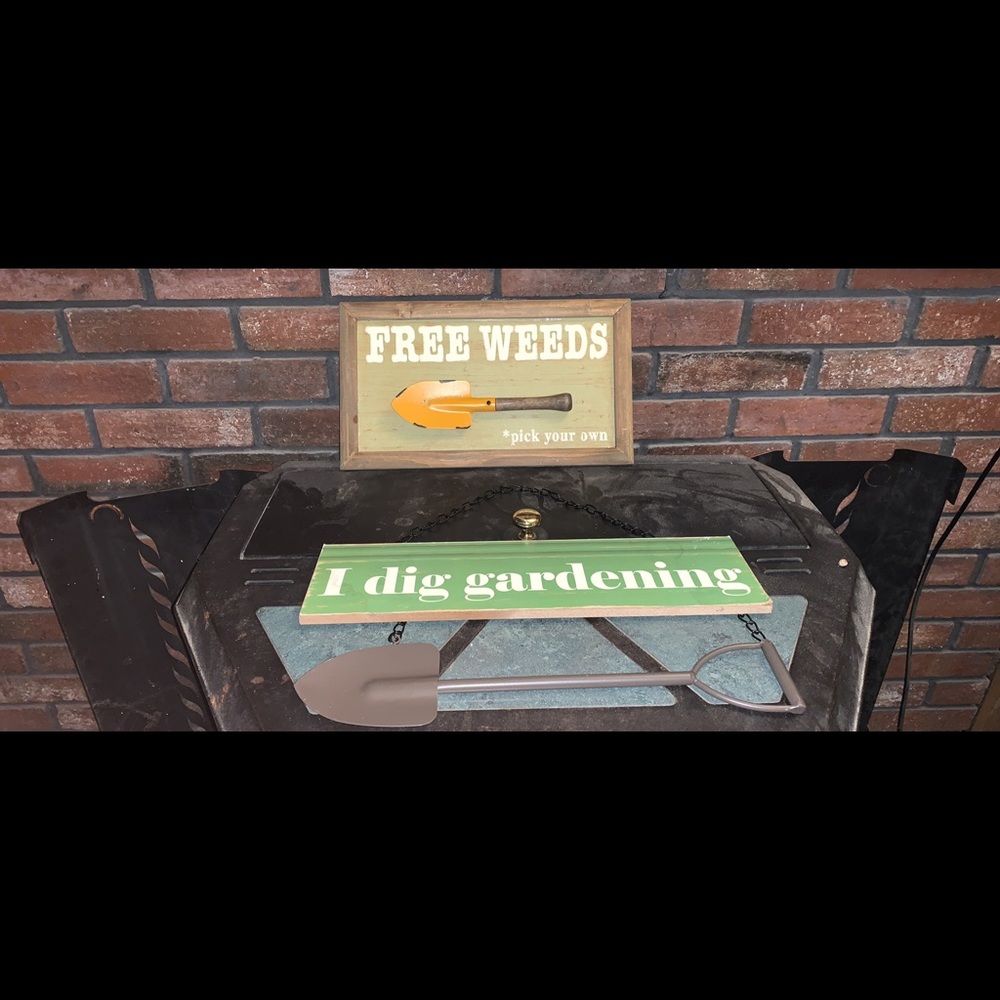Gardening signs